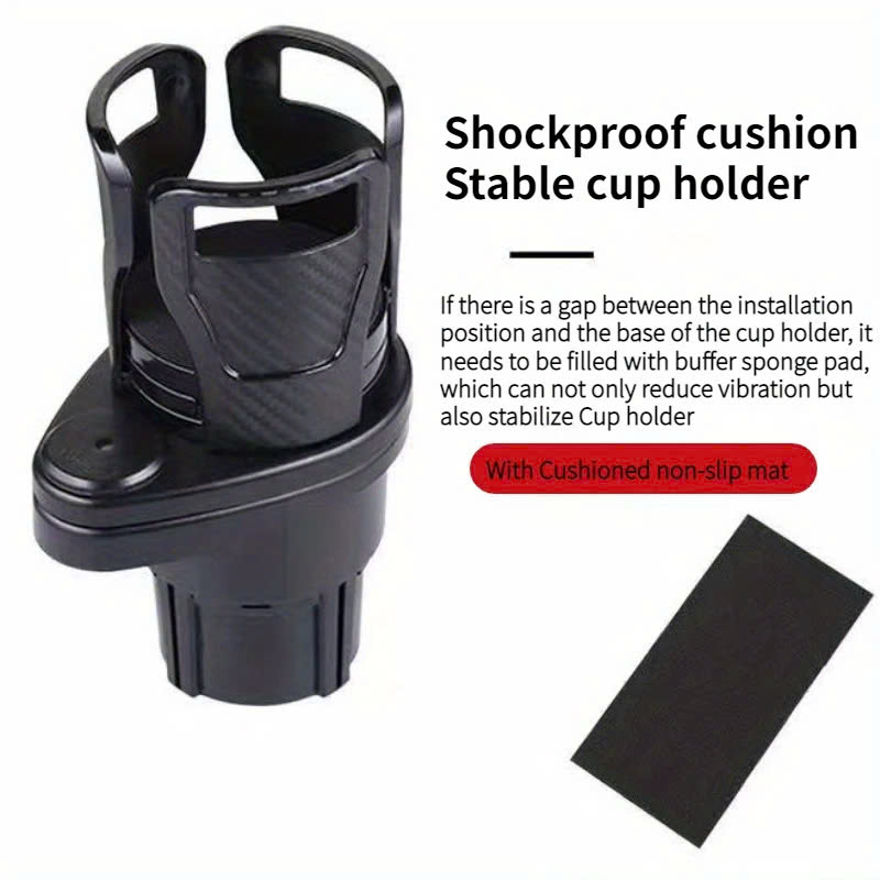 Khay Đựng Cốc Nước Hai Tầng Xoay 360 Độ Cho Xe Hơi - Giá Để Cốc Đa Năng Tiện Lợi - HÀNG CHÍNH HÃNG MINIIN