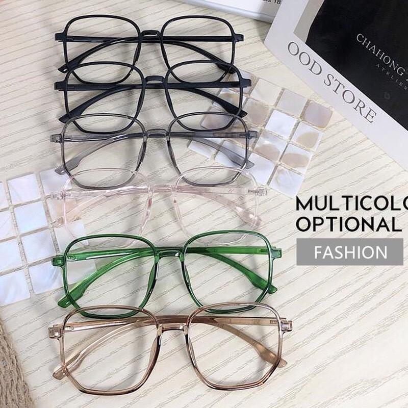 Mắt Kính Thời Trang Phong Cách Năng Động Gọng Vuông Năng Động Nam Nữ - Liph Store