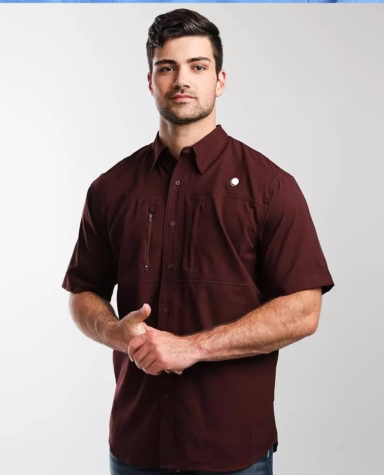 Sơ mi tay ngắn /ri/t Woven zip pocket VentTEK   Outbound Southwestern Shirt dành cho Nam