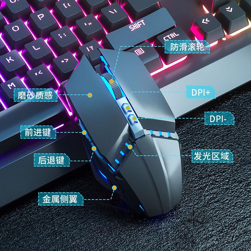 Đảm Bảo Chất Lượng Bàn Phím Máy Tính Thao Tác Bàn Phím Chuột Tai Nghe Bộ 3 Bàn Phím Máy Tính Chuột Dạ Quang Cô Gái Thiết Bị Ngoại Vi Nữ