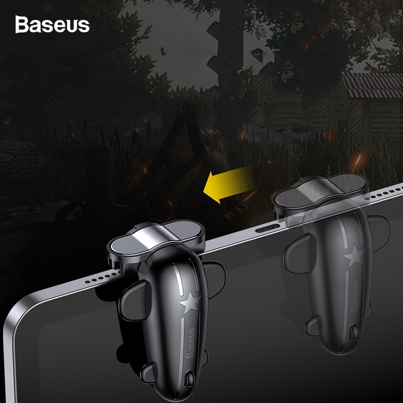 Bộ 2 nút gamepad hỗ trợ chơi game PUBG Baseus Holder Shooting cho iPad máy tính bảng (Màu ngẫu nhiên) - Hàng chính hãng