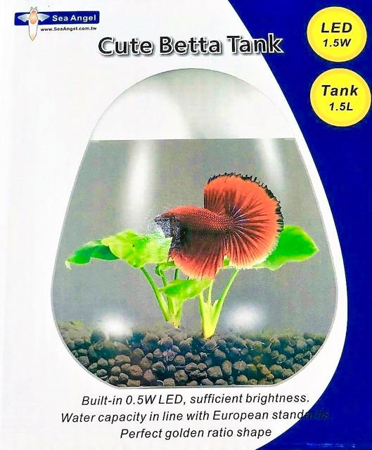 Hồ Cá Betta Mini Cute Betta Tank bằng nhựa để bàn 