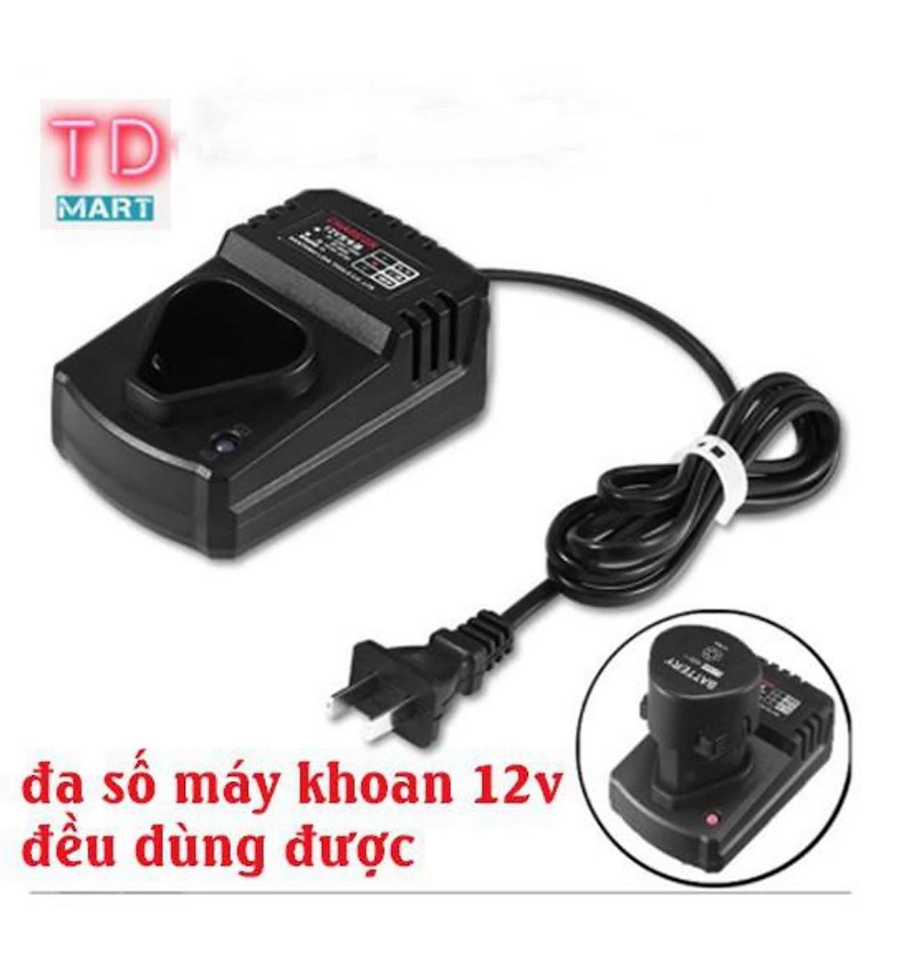 Đế sạc pin máy khoan 12v