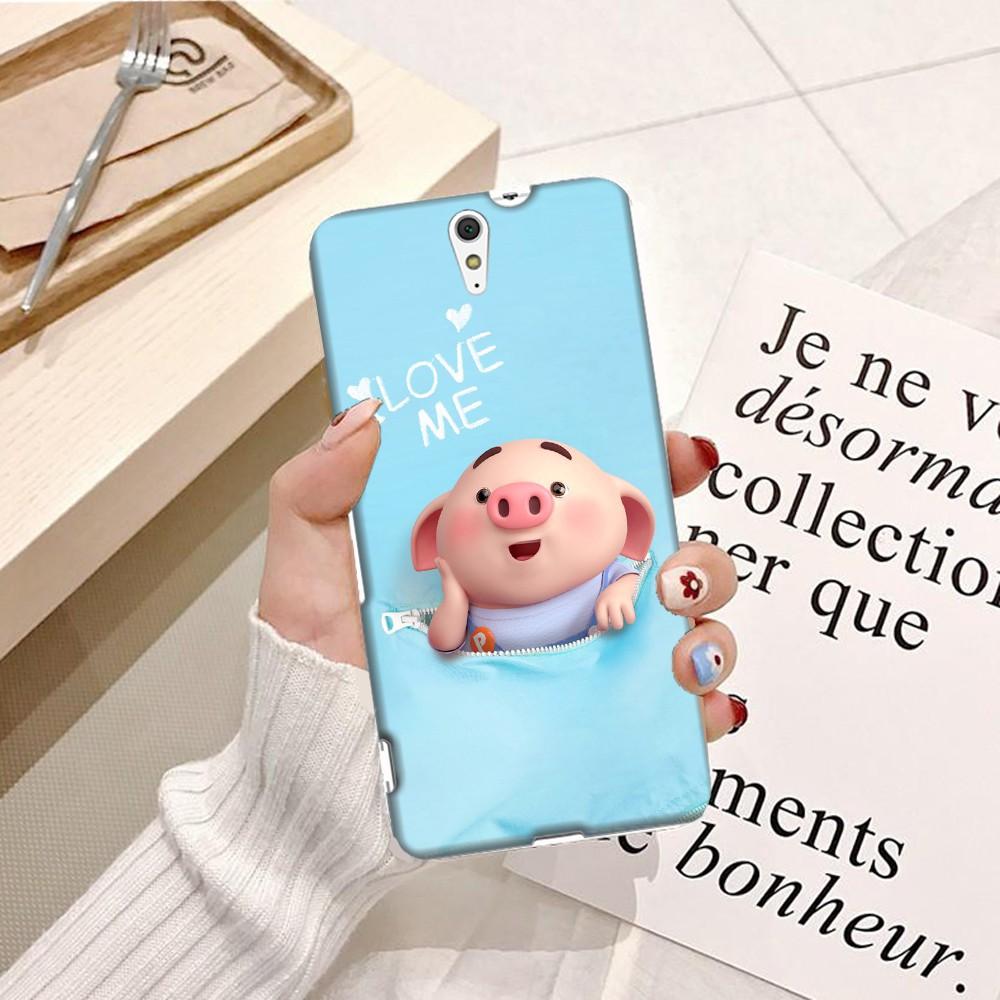 Ốp lưng dành cho Sony Z4 Silicon dẻo hình Heo Con Dễ Thương