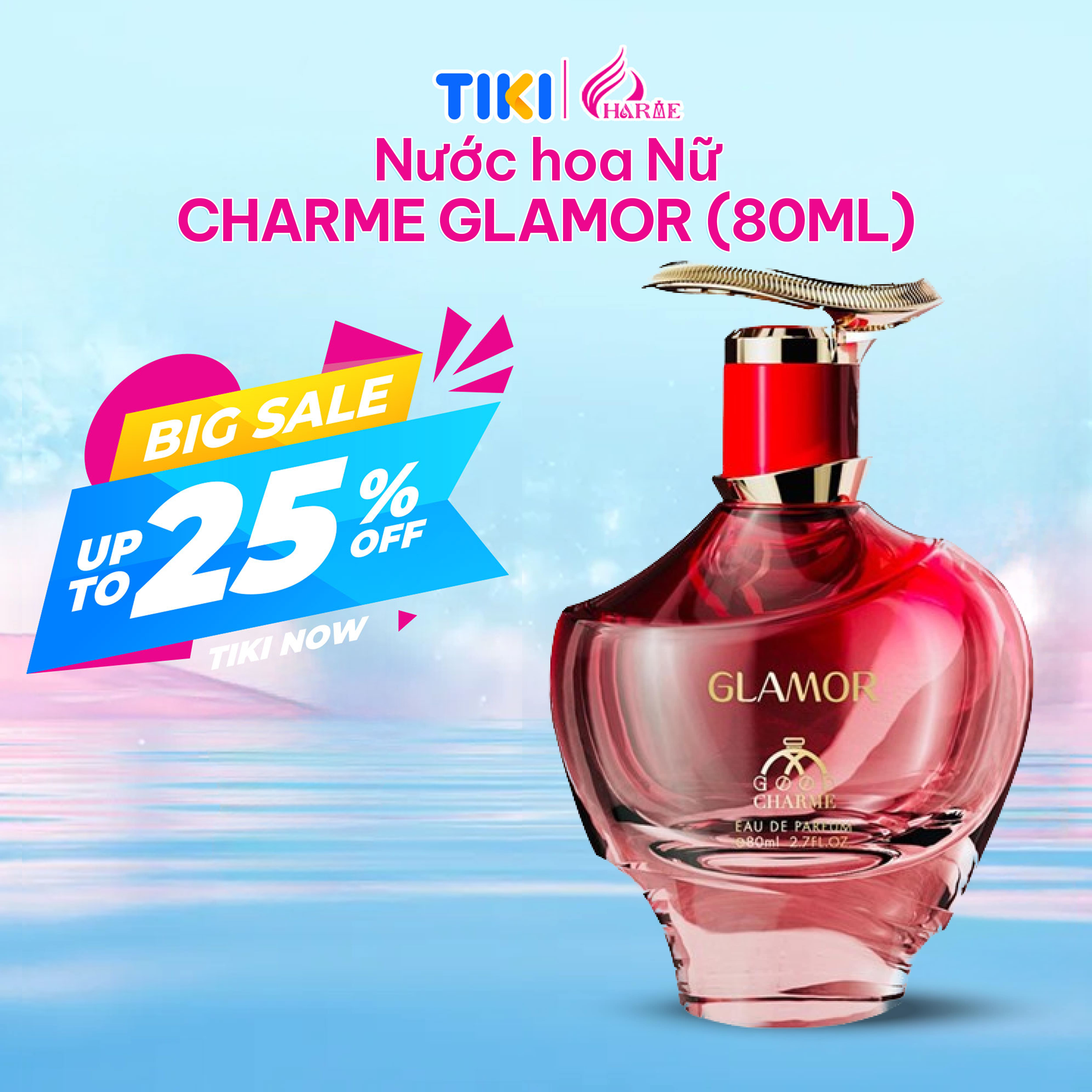 Nước Hoa Nữ Cao Cấp GOOD CHARME GLAMOR 80ml Lưu Hương Lâu Lãng Mạn, Tinh Tế_Nước Hoa Chính Hãng