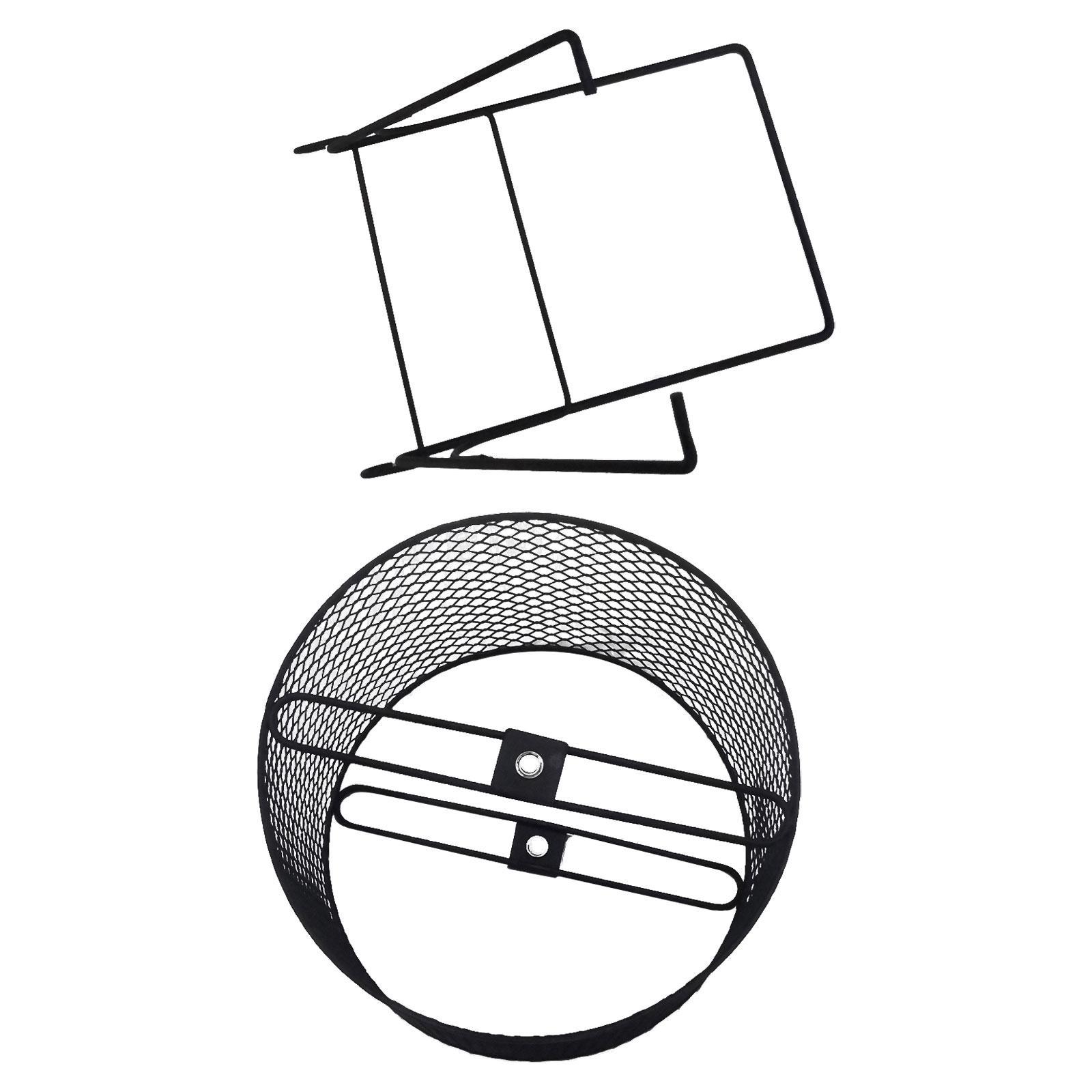 Iron Hamster Running Exercise Wheel Guinea Pig Jogging Wheel Black Wire Mesh