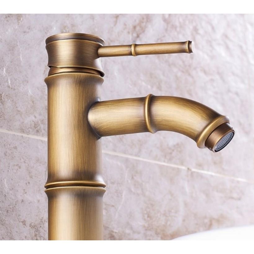 Vòi Lavabo nóng lạnh phong cách giả cổ - style 2