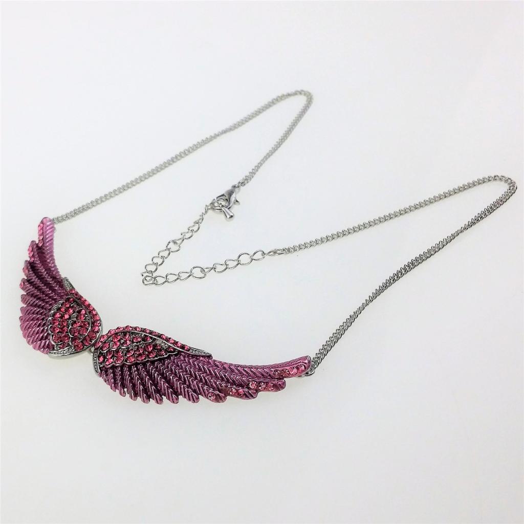 Vantage Angle Wings Necklace Wings Choker Pendant Women Fashion Jewelry