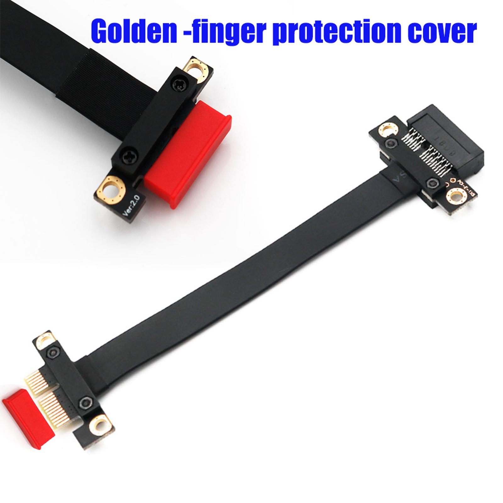 1X Extension PCIe PCIe Extension Cable PCI PCI 1X Extension 180 Degree 20cm