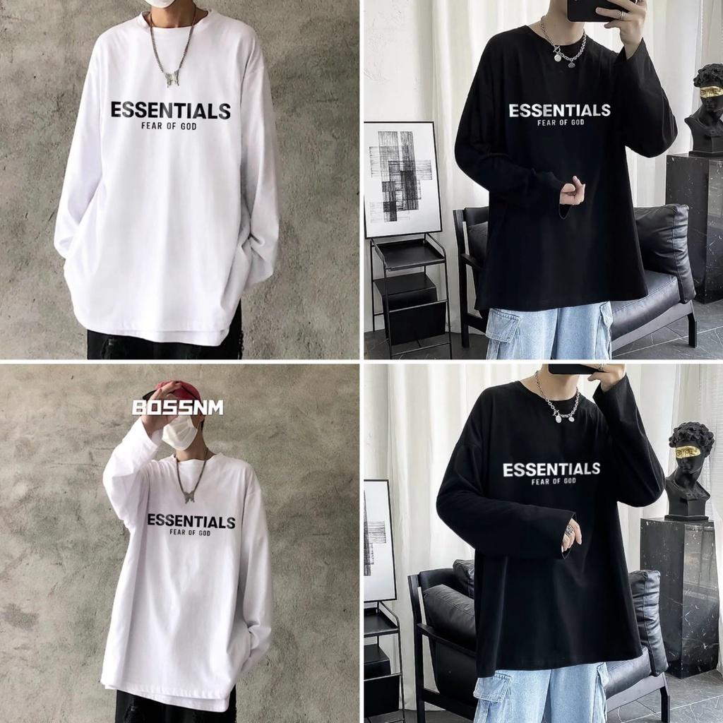 Áo thun dài tay MEANSTORE phông Unisex nam nữ tee oversize form rộng pull Ulzzang Hàn Quốc vải mềm - Hình in