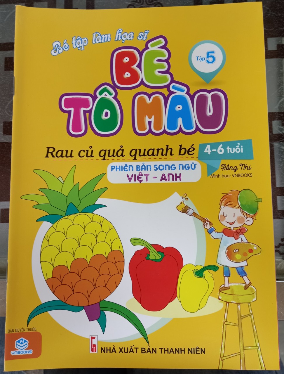 Bộ 5 cuốn tô màu ( chuẩn bị cho bé vào lớp 1, tập tô chữ , tập tô, tập tô chữ tiếng anh....)