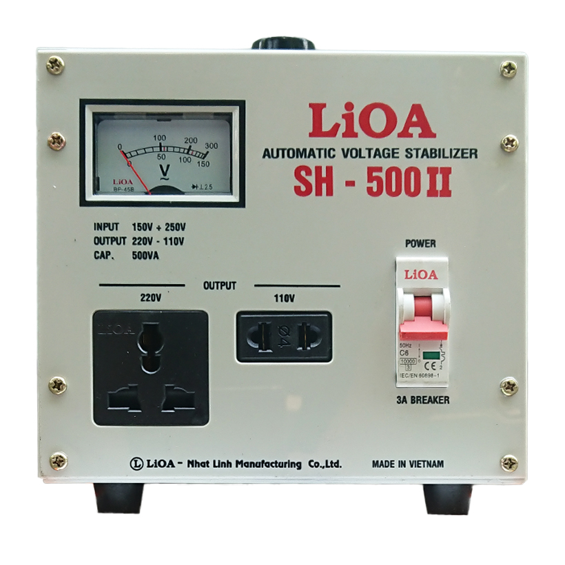 Ổn áp 1 pha LiOA SH-500 II