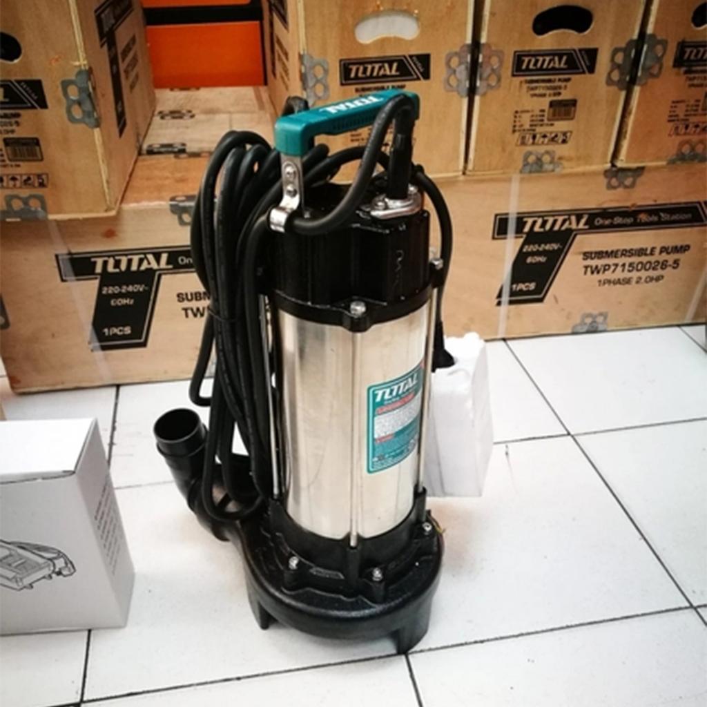 MÁY BƠM CHÌM NƯỚC THẢI BH 3 THÁNG 2200W TOTAL TWP7220026 - HÀNG CHÍNH HÃNG