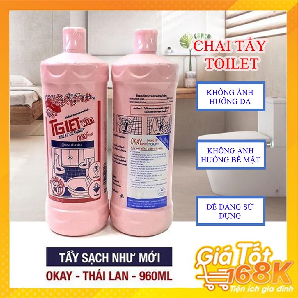 CHAI TẨY TOILET OKAY PINK 900ML