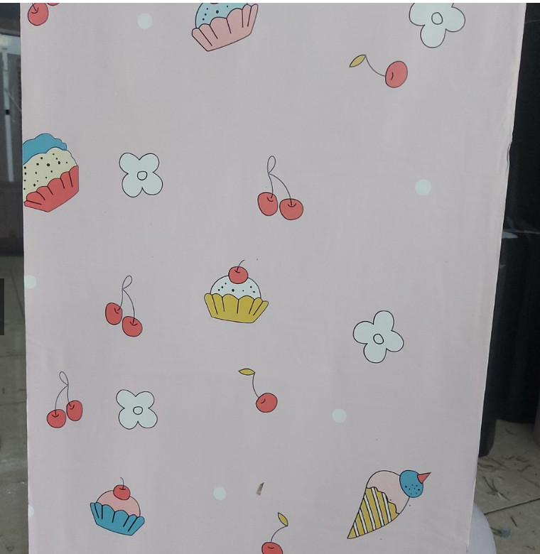20M DECAL GIẤY DÁN TƯỜNG KEO SẴN KHỔ 45CM MẪU BÁNH KEM