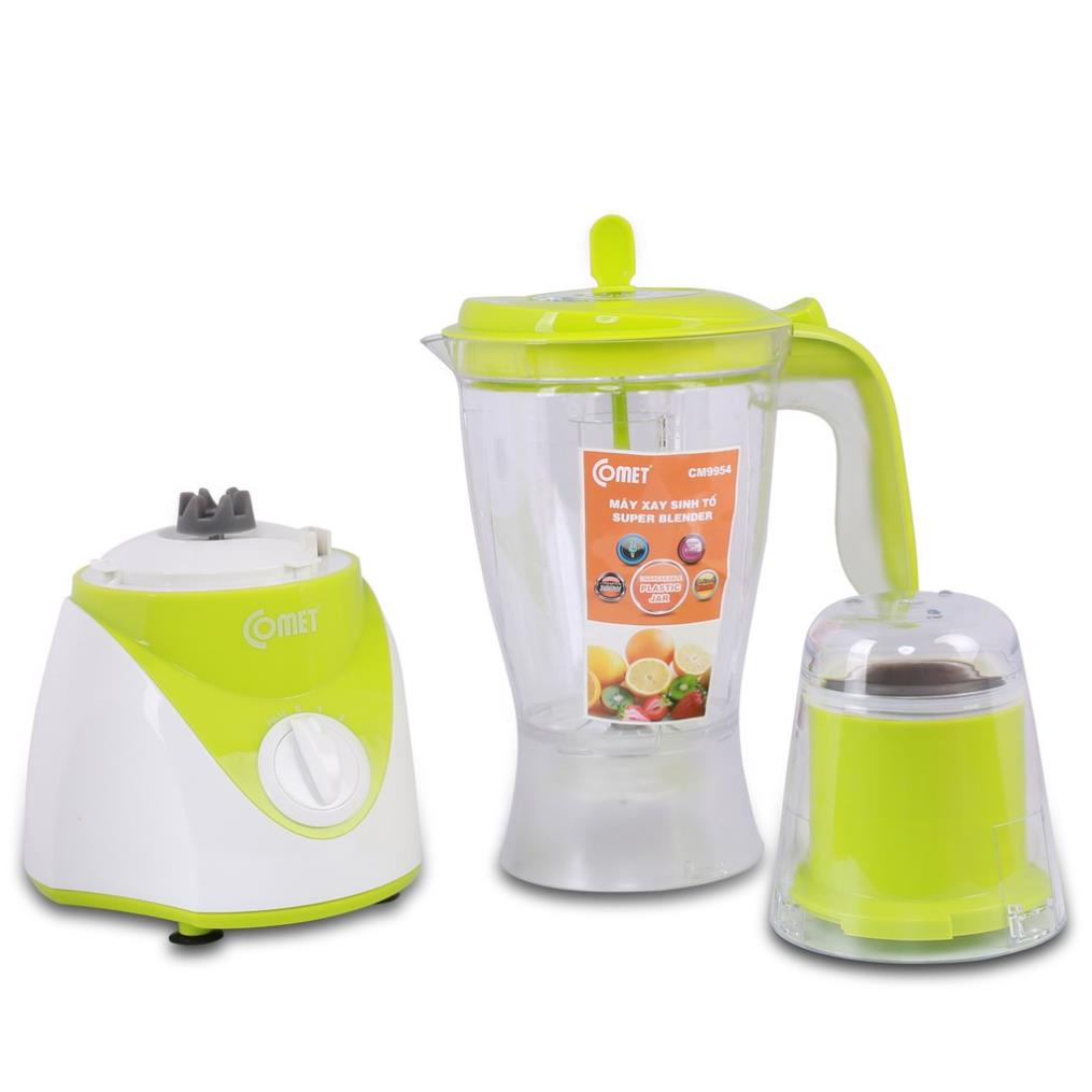 Máy Xay Sinh Tố Cối Kháng Vỡ Comet CM9954 - Xanh - Hàng Chính Hãng
