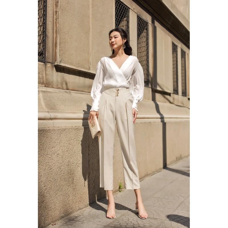 Quần clothesrack baggy 3 nút Beige