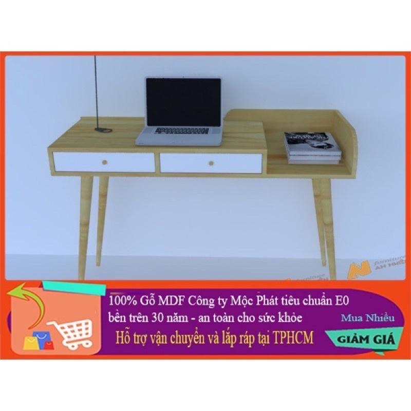 Made in Việt Nam Bàn làm việc , Bàn học , bàn học sinh ngăn kéo- gỗ mdf 17mm công ty Mộc Phát độ bền trên 30 năm AN001