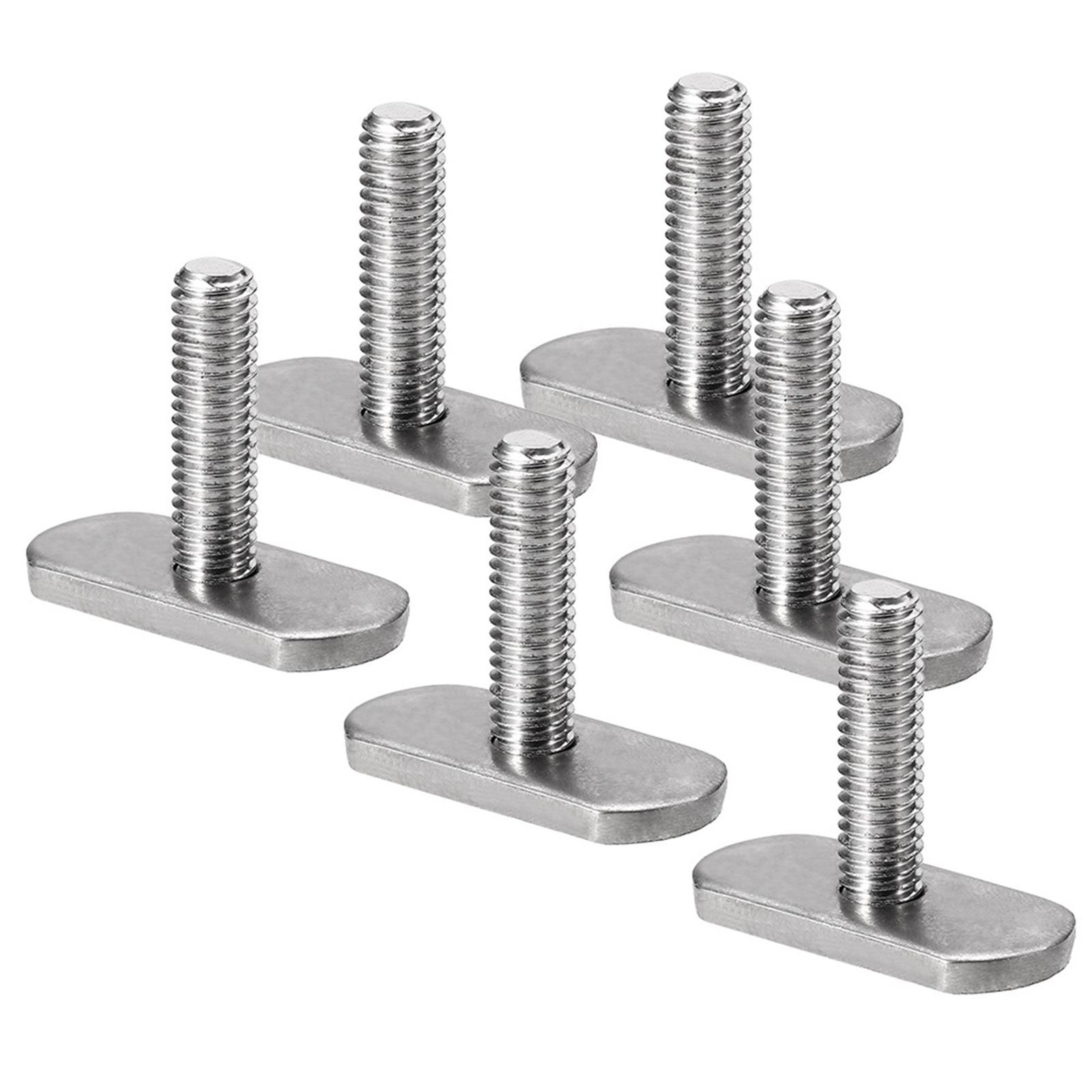 6x Kayak Rail/Track Screws & Track Nuts, Mounting Replacement  for Kayaks Rails