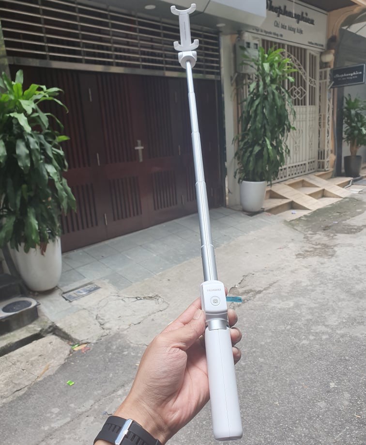 Gậy Tự Sướng Tripod Huawei 360 độ AF15 - Thiết Kế Sang Trọng - Chắc Chắn - Chụp Hình Siêu Đẹp - Màu Trắng - Hàng Chính Hãng