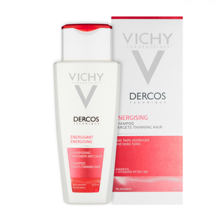 Dầu Gội Tăng Cường Dưỡng Chất Giúp Giảm Rụng Tóc Vichy Dercos Energising Shampoo Hairloss