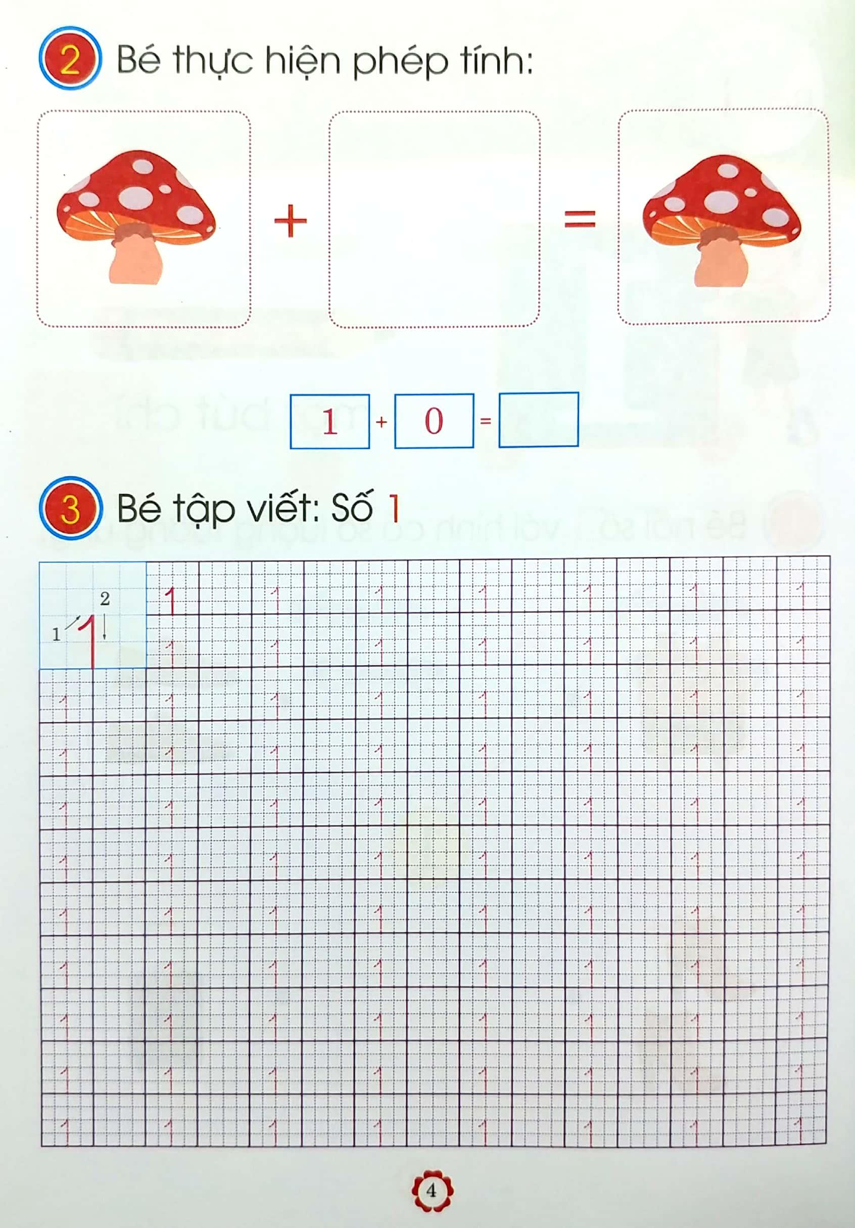 Chuẩn Bị Cho Bé Vào Lớp 1 - Bé Vui Học Toán - Quyển 1