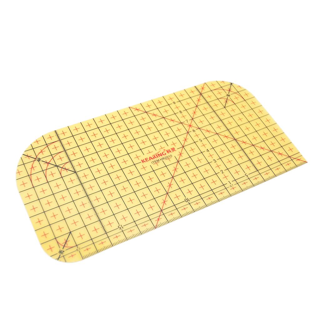 5x Hot Ironing Ruler Fabric Clothes Making Knitting Measuring Marking Tools