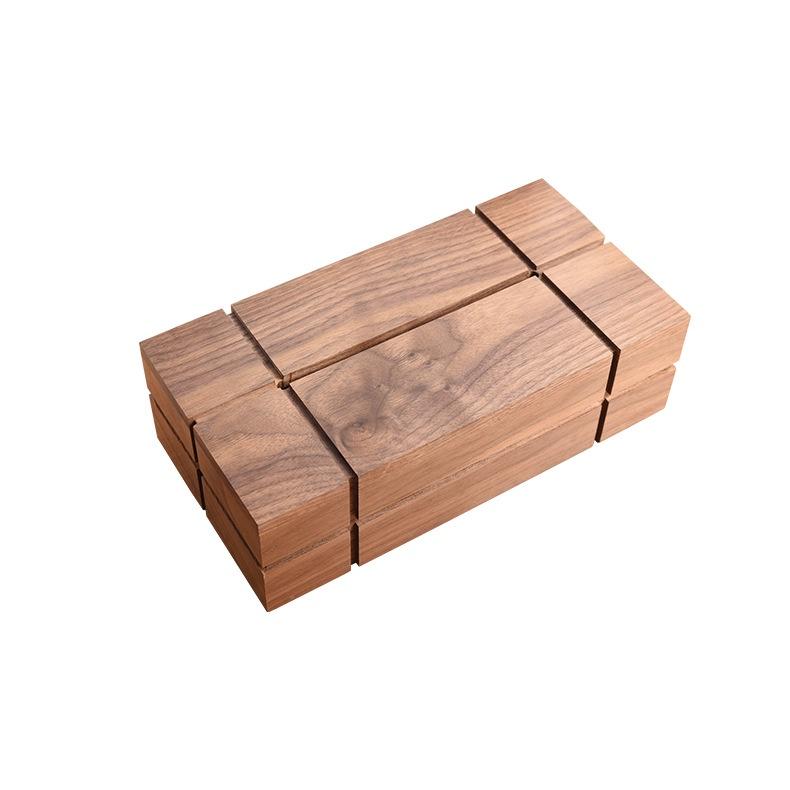 Hộp đựng khăn giấy VIVUDECOR HK01 100% gỗ tự nhiên