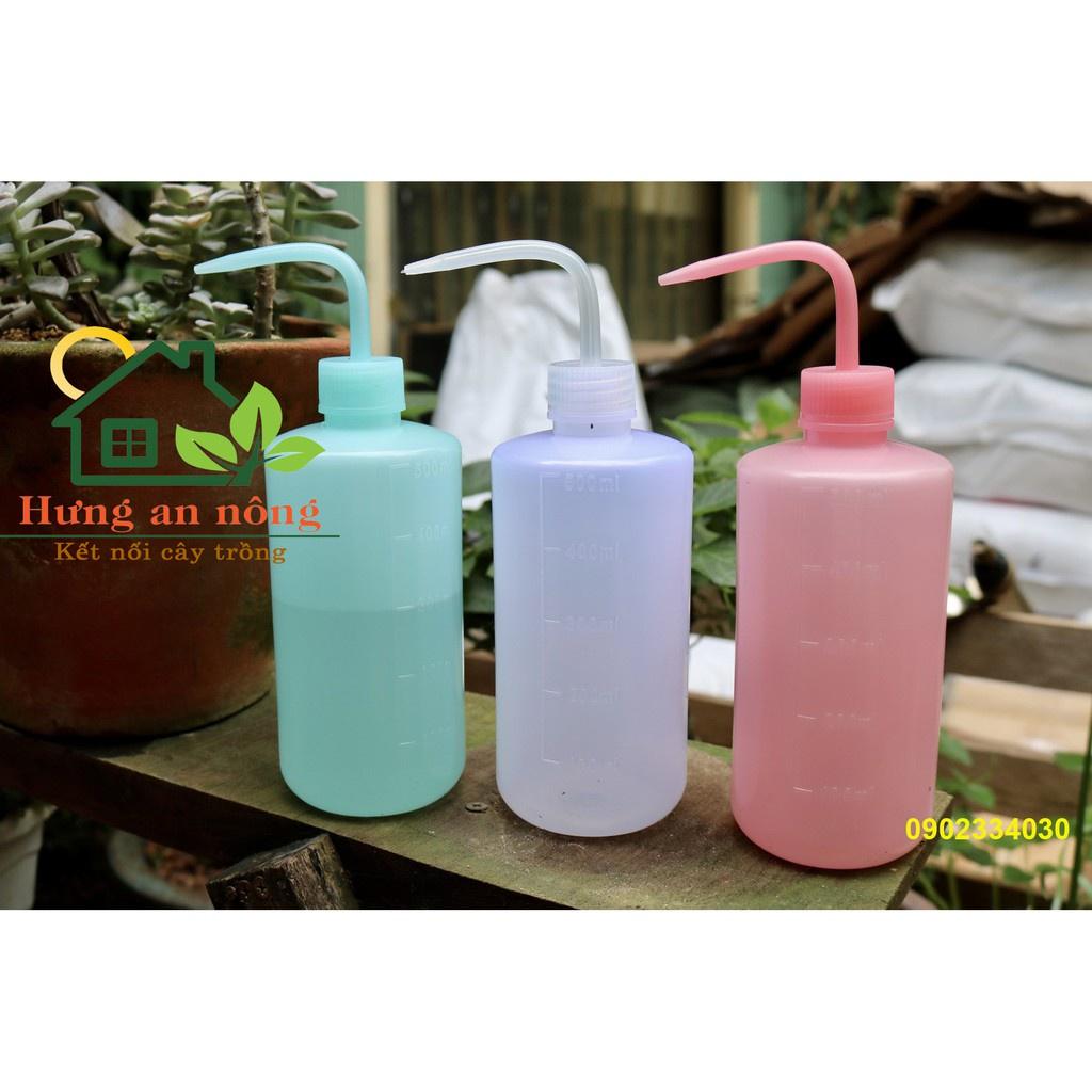 Bình vòi cong 250ml/500ml tưới sen đá xương rồng, cây để bàn văn phòng, bình châm dầu nhớt xe