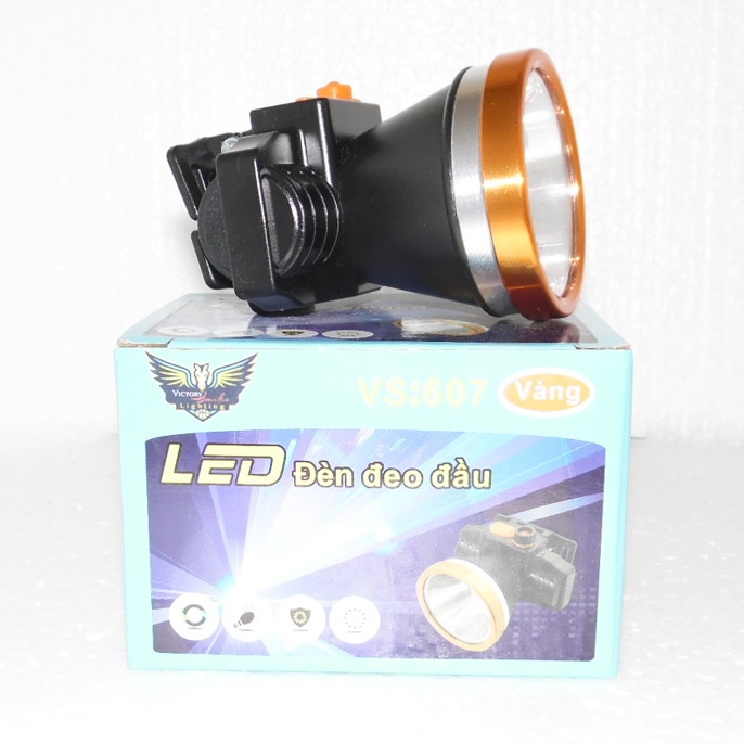 Đèn pin sạc đội đầu siêu sáng VS-607 38W