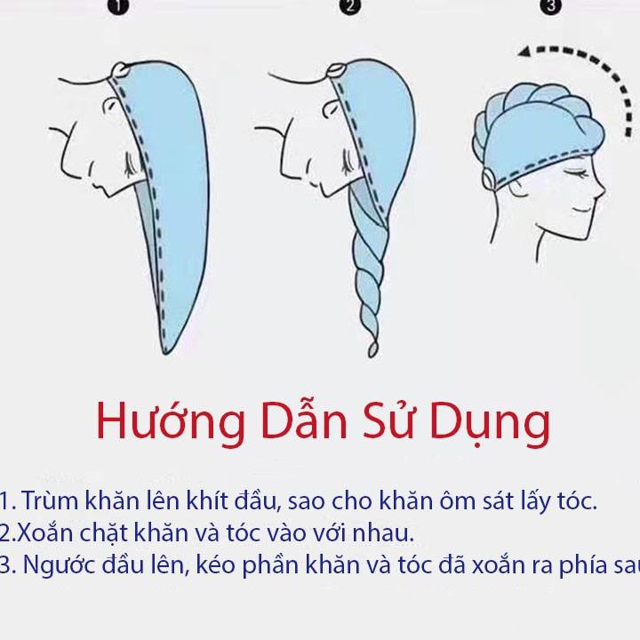 KHĂN Ủ TÓC LÀM KHÔ SIÊU TỐC