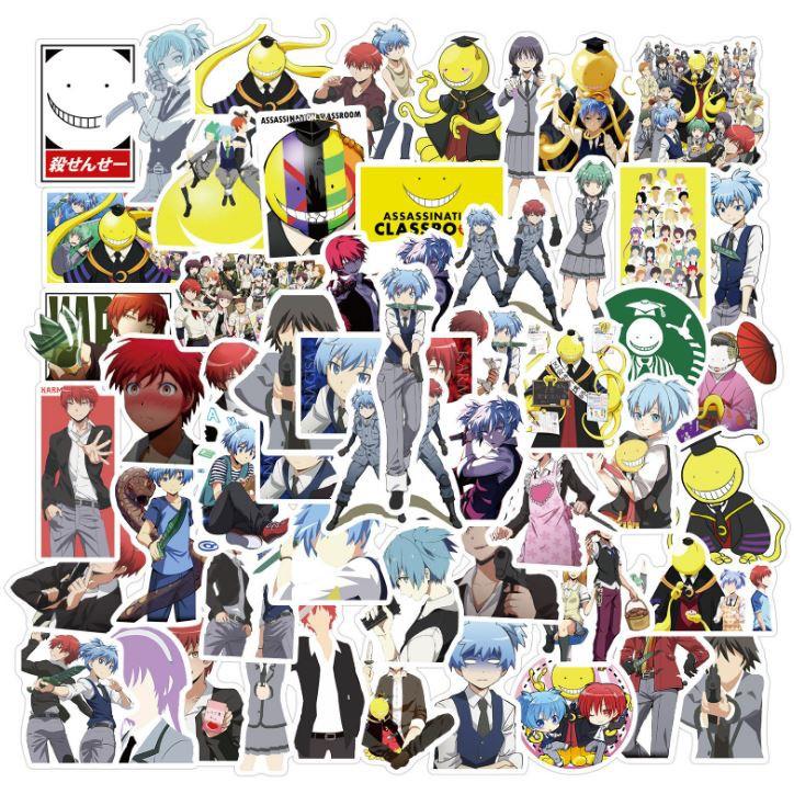 Sticker dán cao cấp Assassination Classroom Cực COOL ms#176