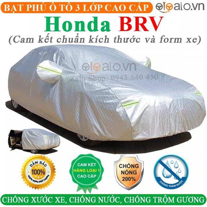 Bạt Phủ Ô Tô Honda BRV Cao Cấp 3 Lớp Chống Nắng Nóng Chống Nước Chống xước | OTOALO