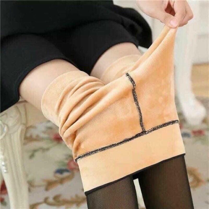 Quần tất 3D lót lông,lót nỷ siêu dày đẹp, siêu ấm