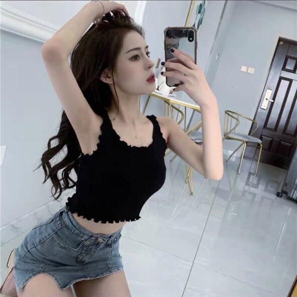 Áo 2 dây bèo xinh xắn