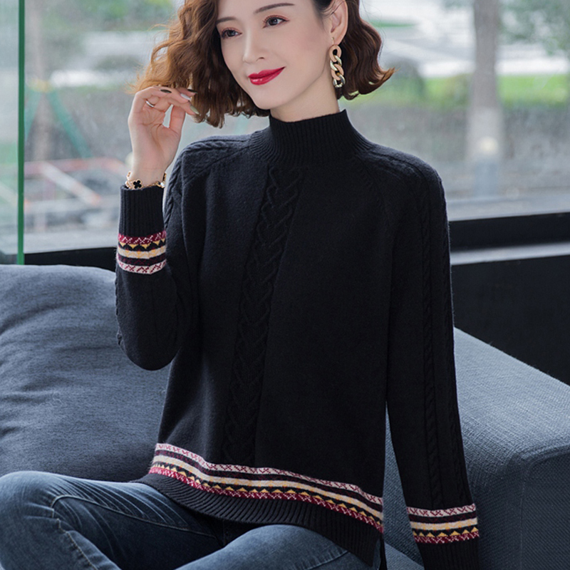 Áo len nữ phong cách Hàn Quốc len mềm mại form rộng