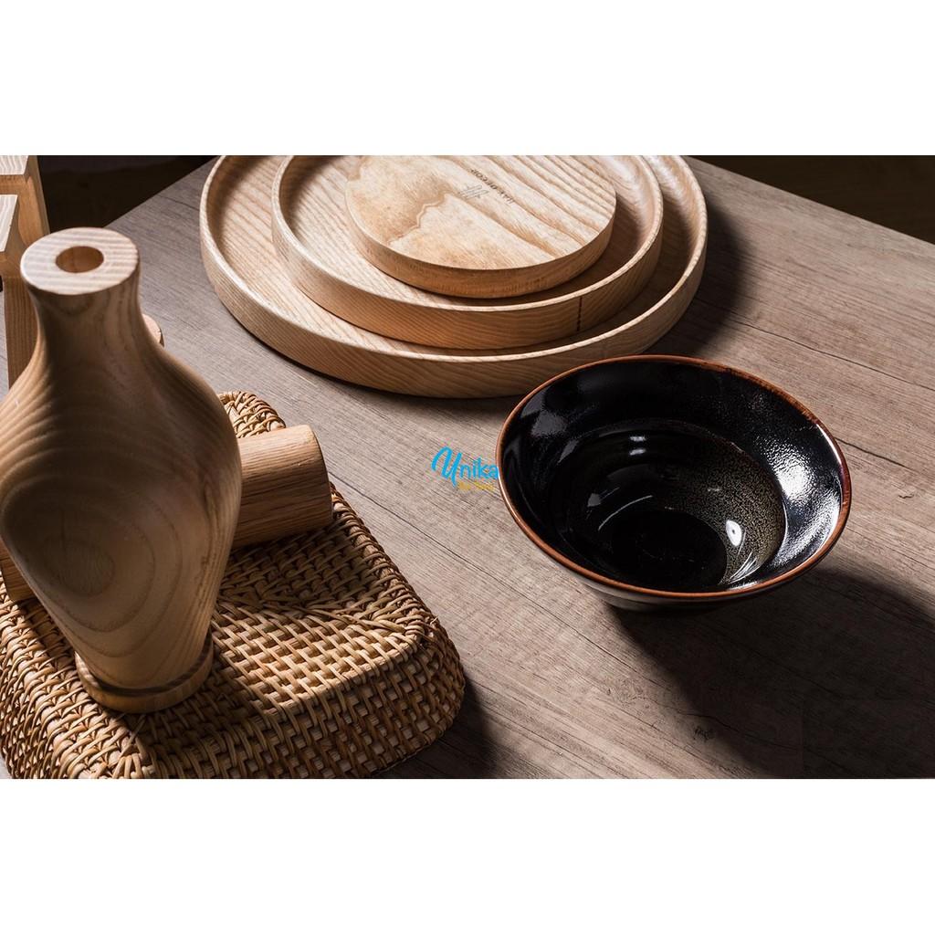 Bát tô loe có eo D16 Men Cánh Gián - Gốm Sứ Cao Cấp Bát Tràng