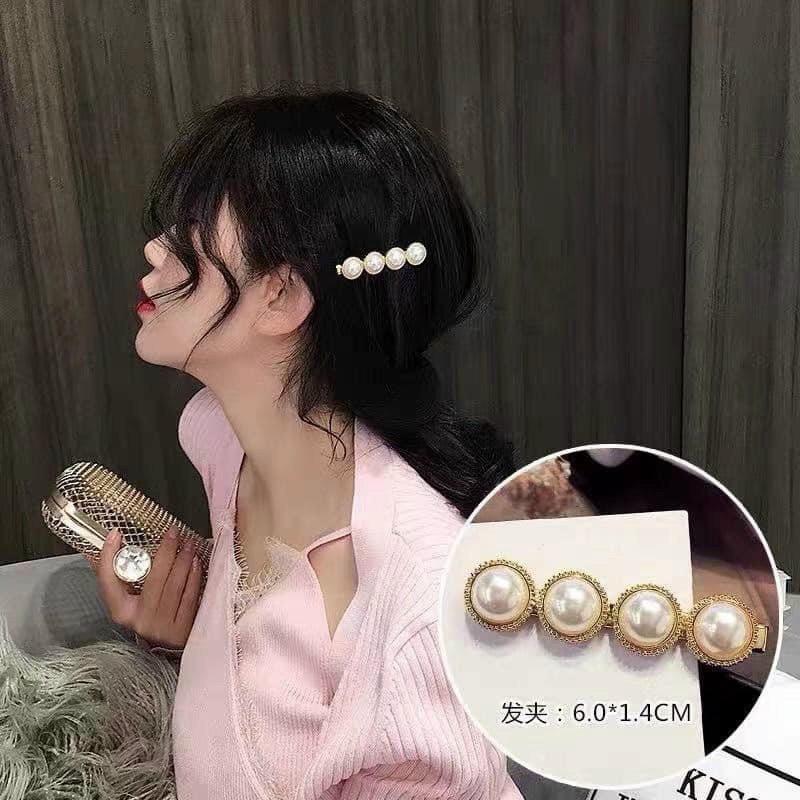 Sét 6 kẹp tóc đá cao cấp siêu xinh