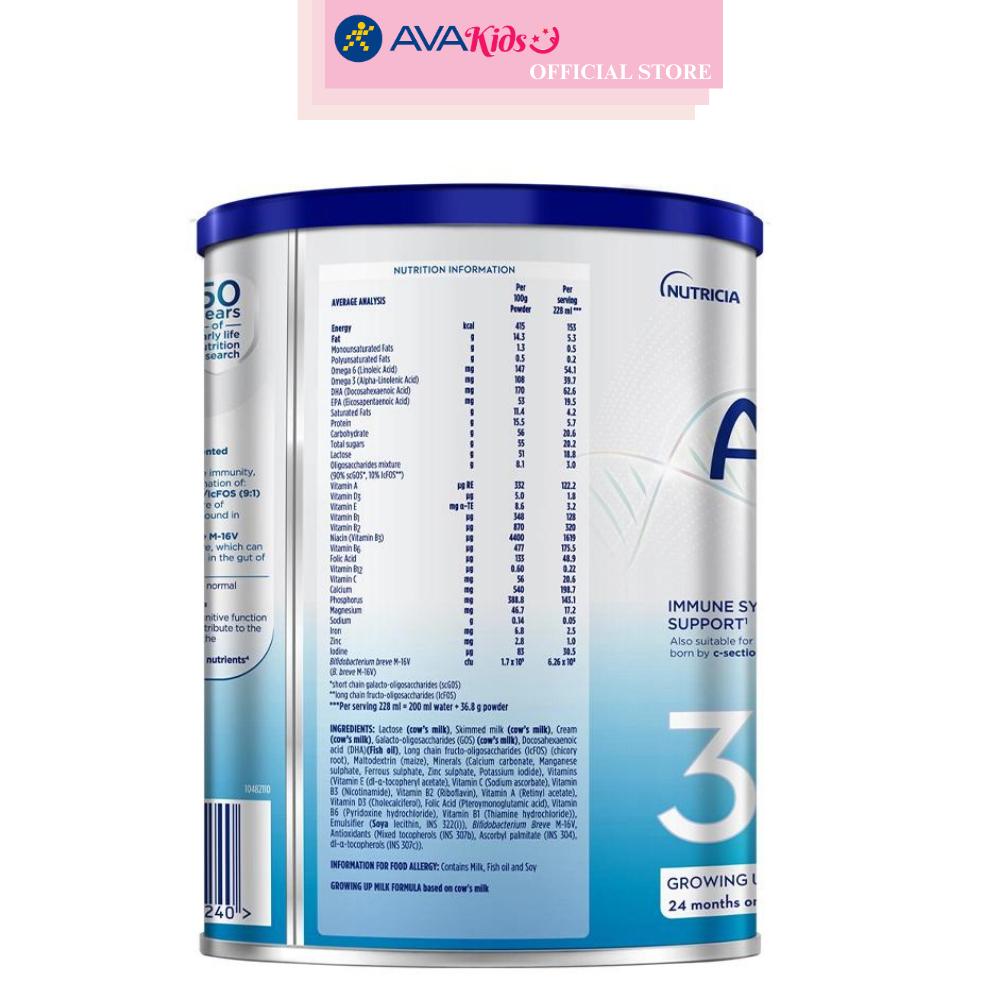 Sữa bột Aptamil Profutura Kid Cesarbiotik số 3 800g (từ 2 tuổi)