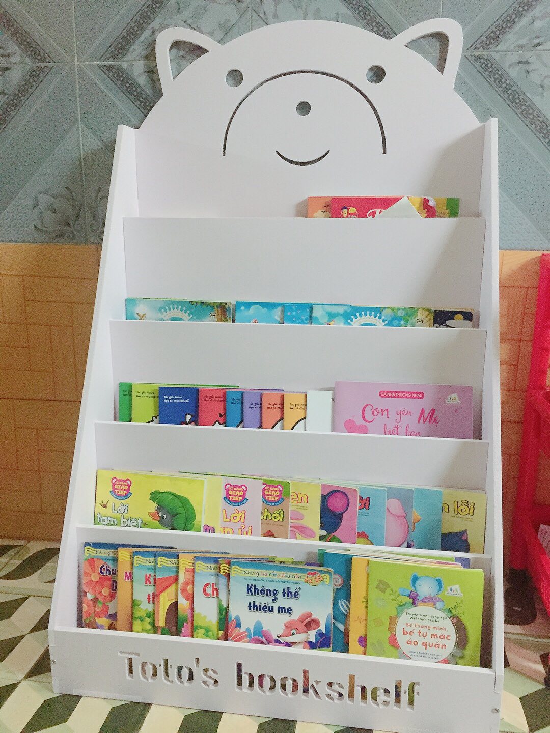 Kệ sách Gấu 1 chứa đồ đa năng