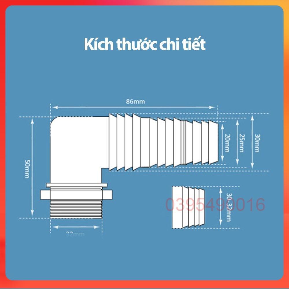 Bộ thoát nước máy giặt hình chữ L chống mùi hôi trào ngược, thoát nước thải lắp thoát sàn, chậu rửa mặt lavabo