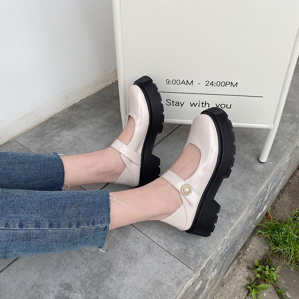 Giày Da Nữ Thời Trang Anh Quốc 2021