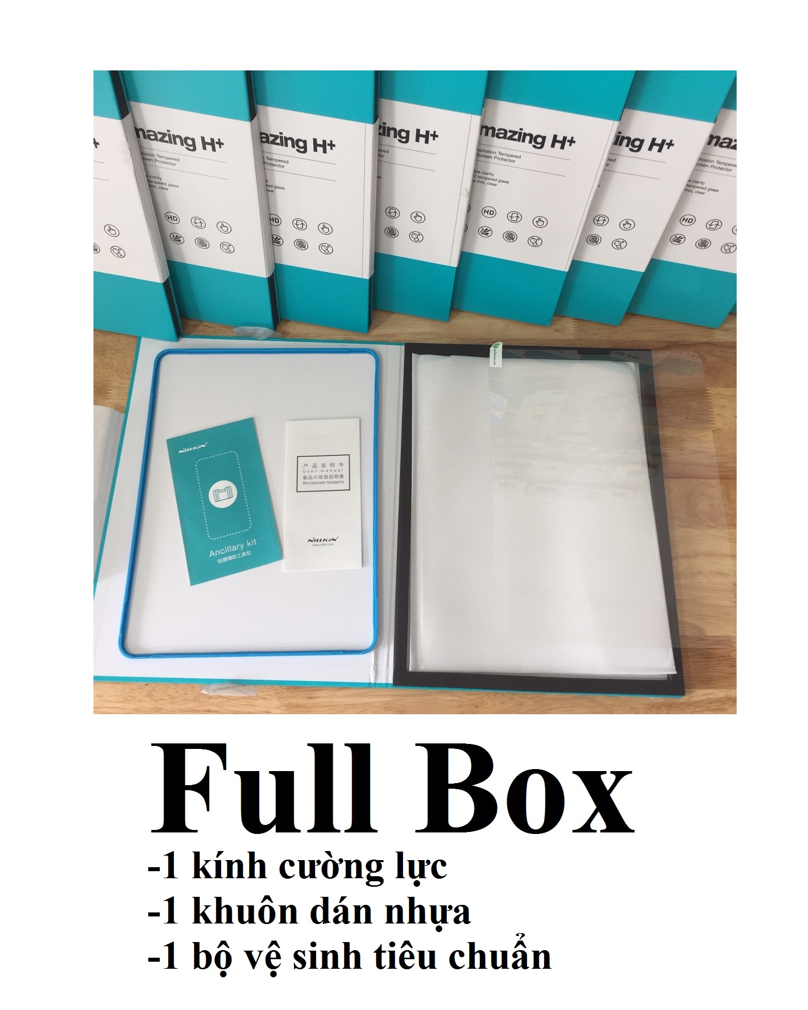 Kính cường lực bảo vệ màn hình cho iPad Nillkin Amazing H+ - Hàng chính hãng