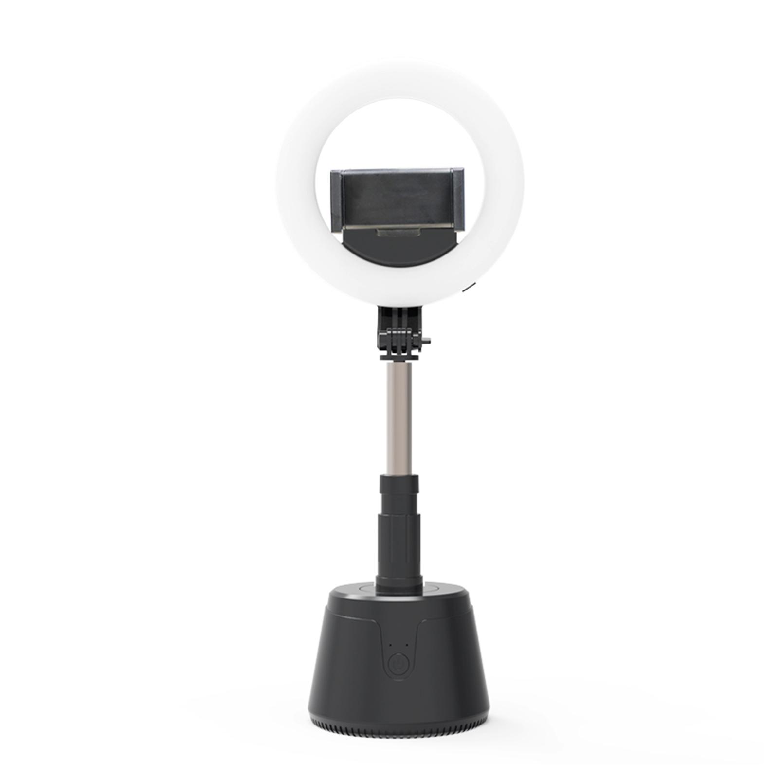 Đèn LED vòng có thể gập lại 16cm / 6 inch 3 chế độ chiếu sáng 3000K-6500K Pin tích hợp có thể điều chỉnh độ sáng 360 ° Theo dõi khuôn mặt thông minh