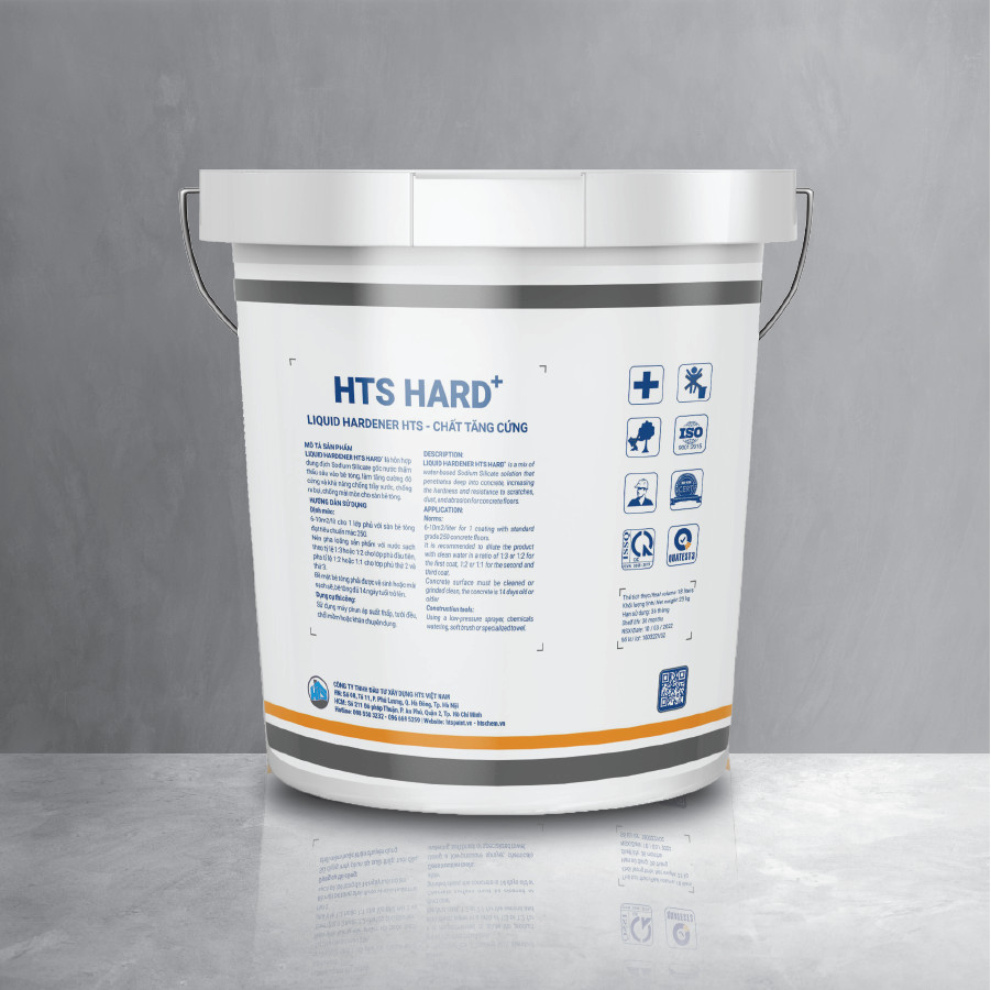 Hoá Chất Tăng Cứng Sàn Liquid Hardener HTS HARD+ thùng 23Kg