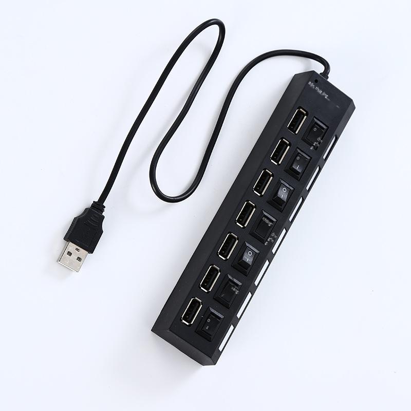 Công tắc 7 cổng độc lập giá thấp nhất usb2.0 một điểm bảy điểm trung tâm mở rộng tốc độ cao trung tâm plug-in