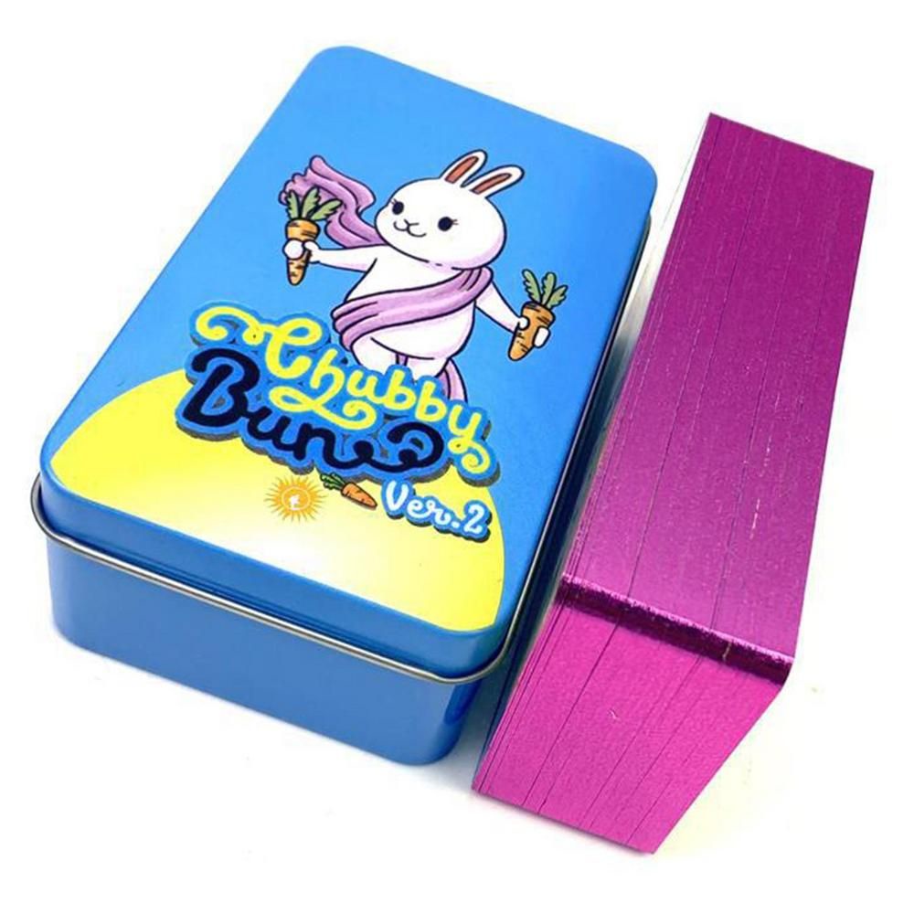 Bộ Bài Chubby Bun Tarot 78 Thẻ Mạ Tím, Hộp Sắt