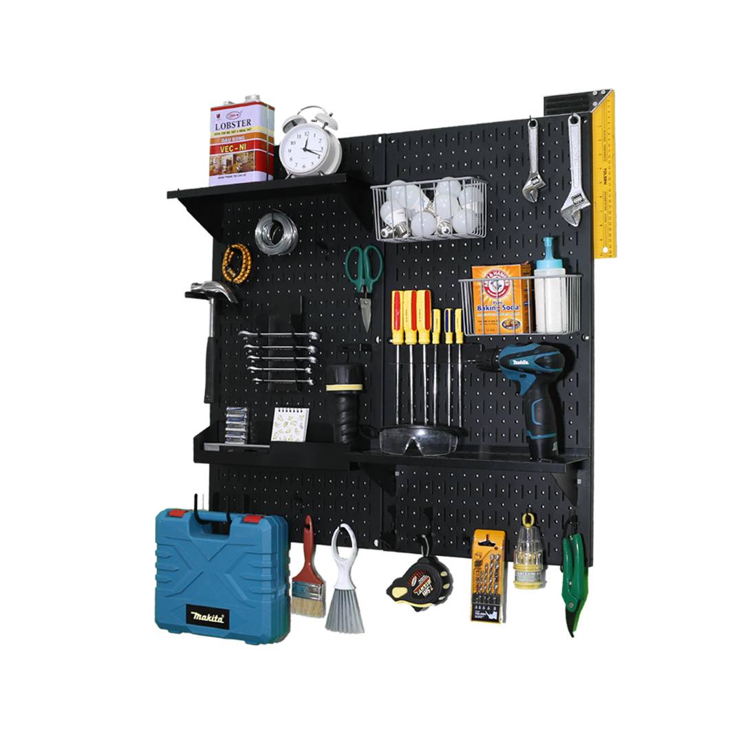 Bảng Treo Dụng Cụ Cơ Khí Pegboard COMBO D1 - Black