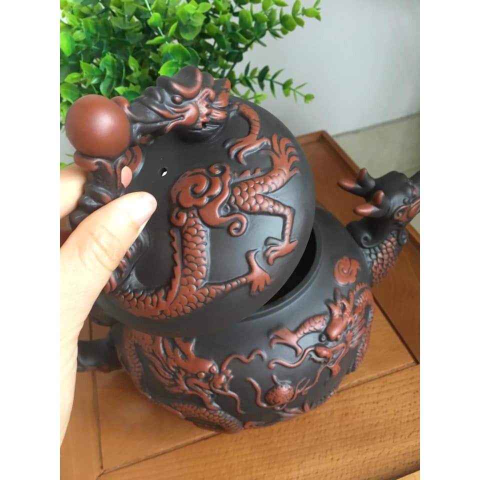 Ấm tử sa Song Long Hí Châu Đại Thái Hồ
