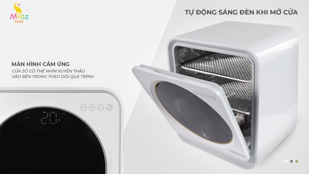 Máy Tiệt Trùng Sấy Khô Tia UV-C Moaz Bebe MB-025 Mẫu Mới Nhất 2021